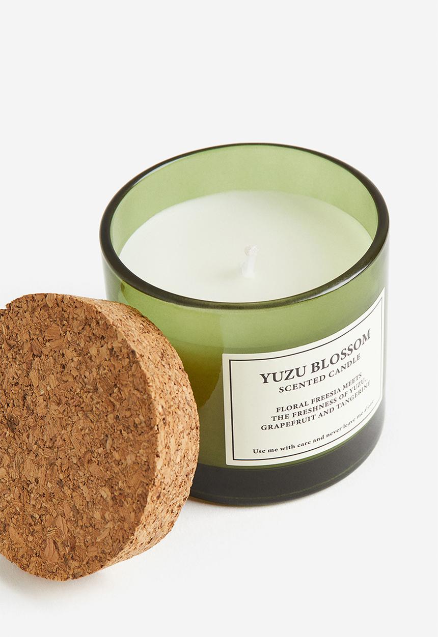 H&M - Cork-lid scented candle - green