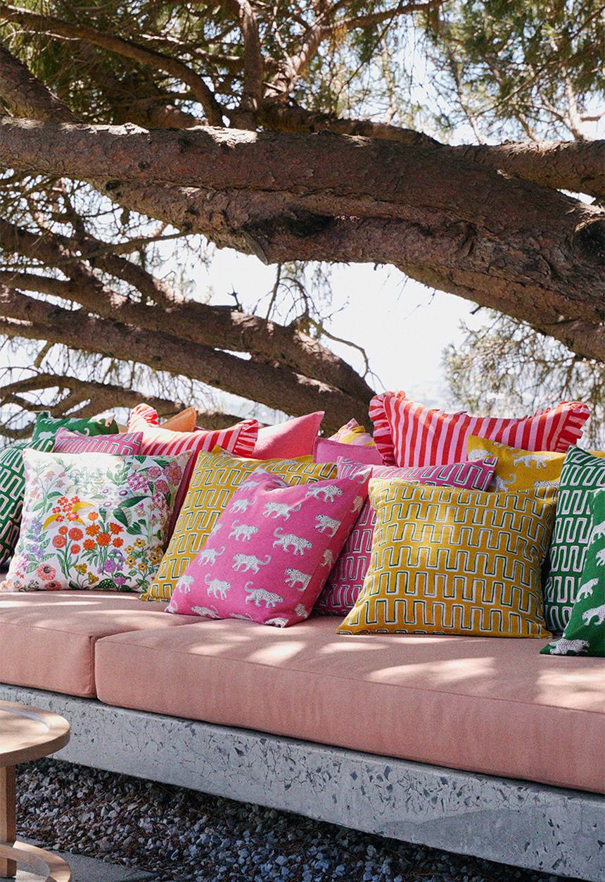 H&M - 2-Pack cotton cushion covers - yellow