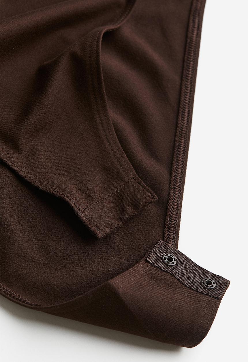 H&M - V-neck bodysuit - brown