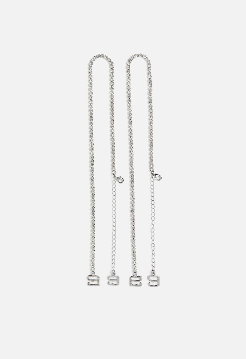 H&M - Fancy bra straps - silver