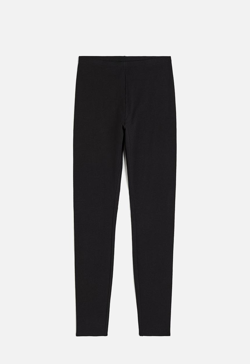 H&M - Cotton leggings - black