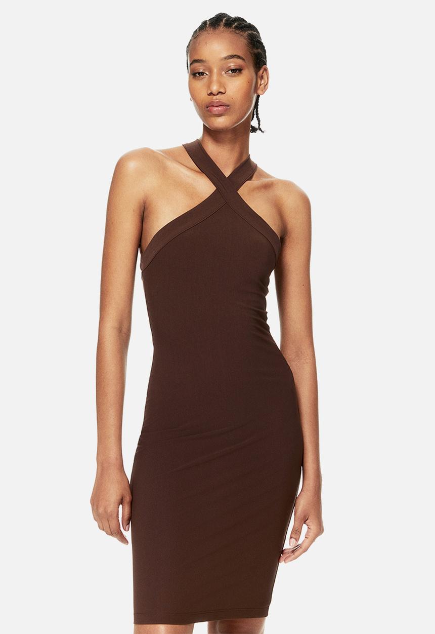 H&M - Bodycon dress - brown