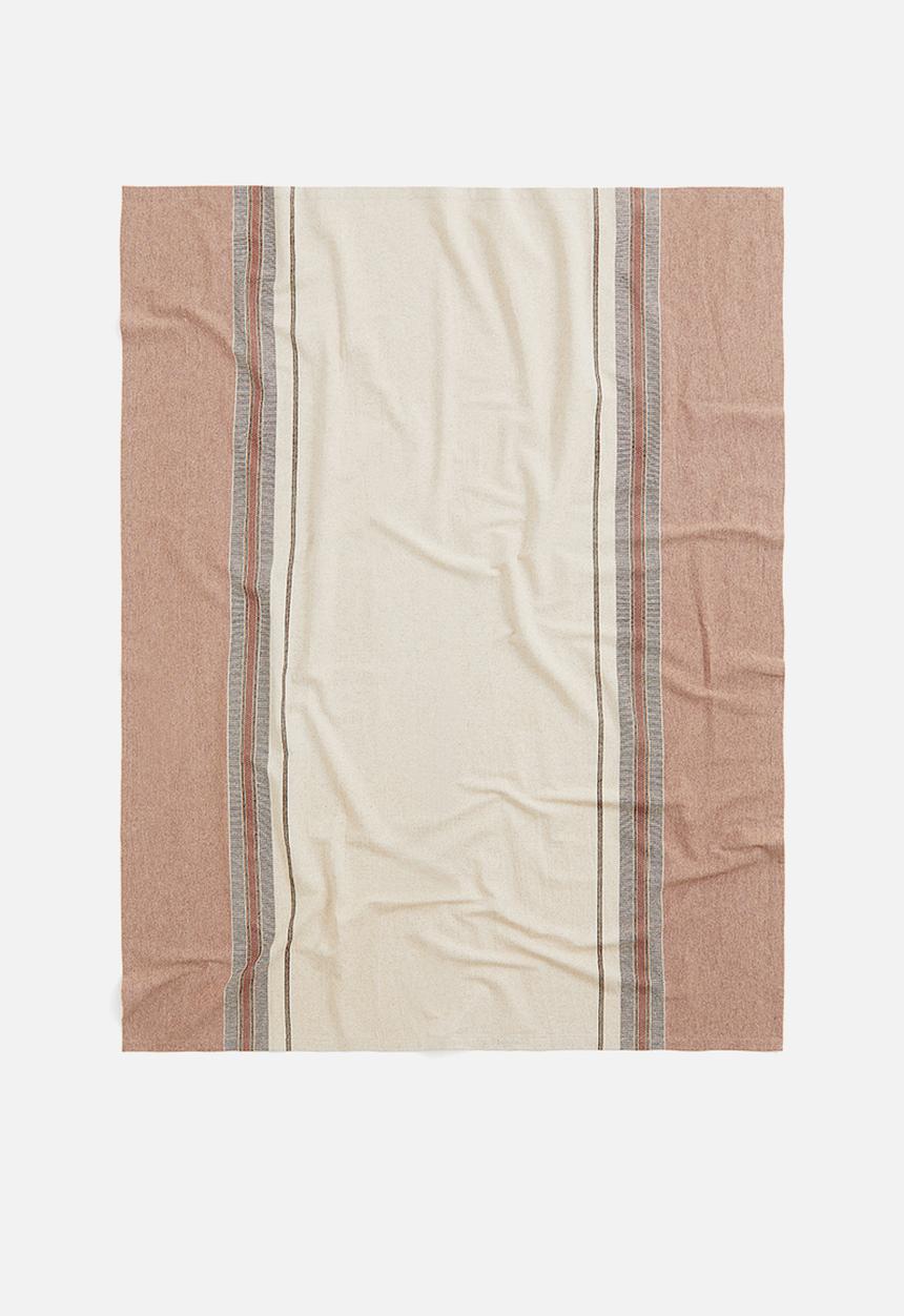 H&M - Linen-blend tablecloth - red striped