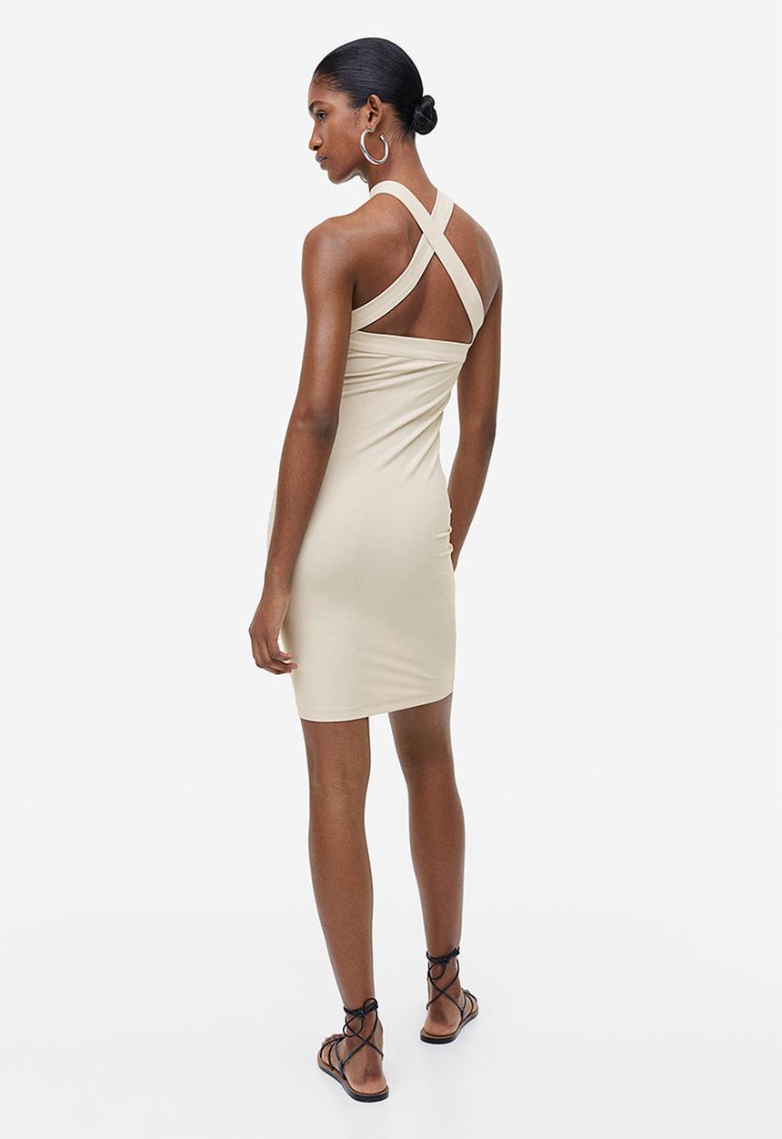 H&M - Bodycon dress - beige