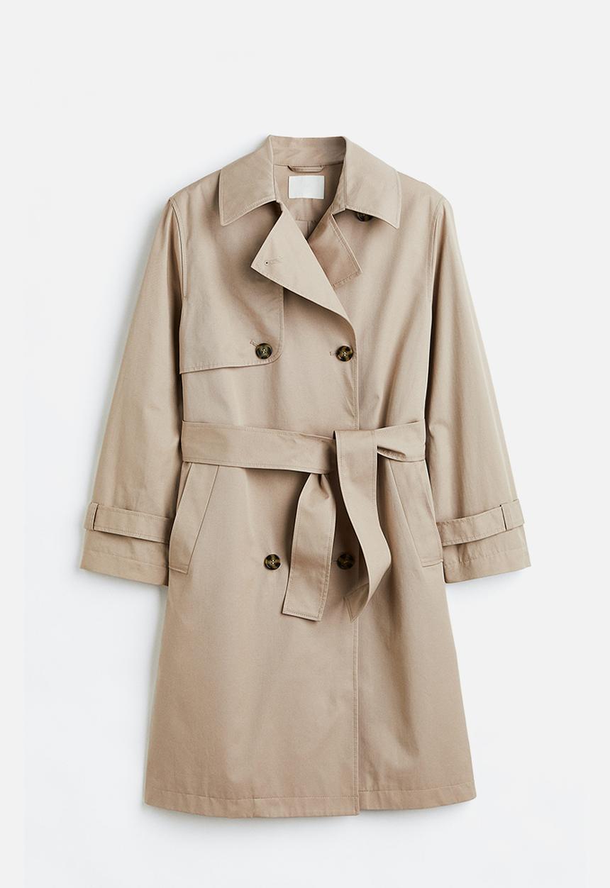 H&M - Double-breasted trench coat - beige
