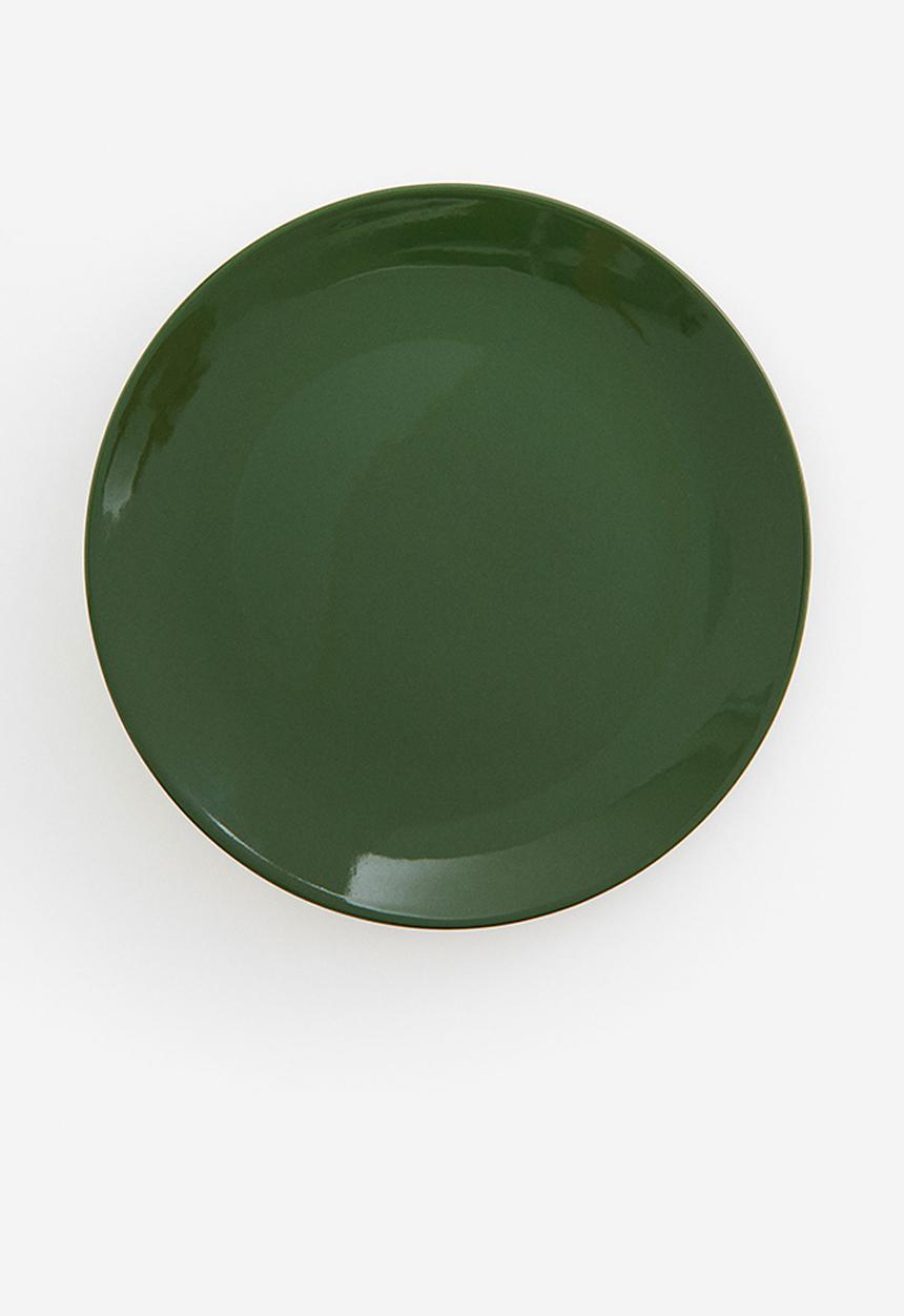 H&M - Porcelain plate - green