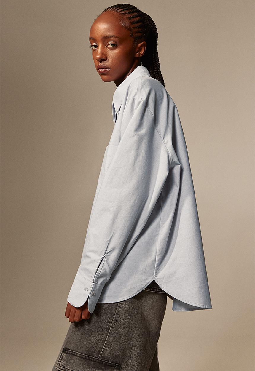 H&M - Oxford shirt - grey