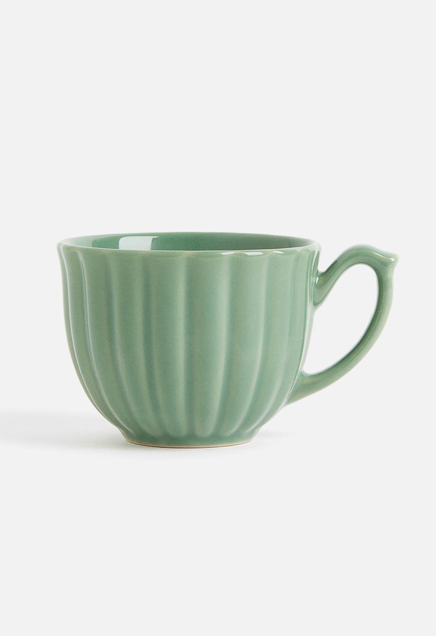 H&M - Porcelain cup - green