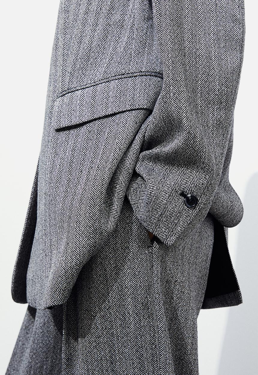H&M - Single-breasted blazer - grey