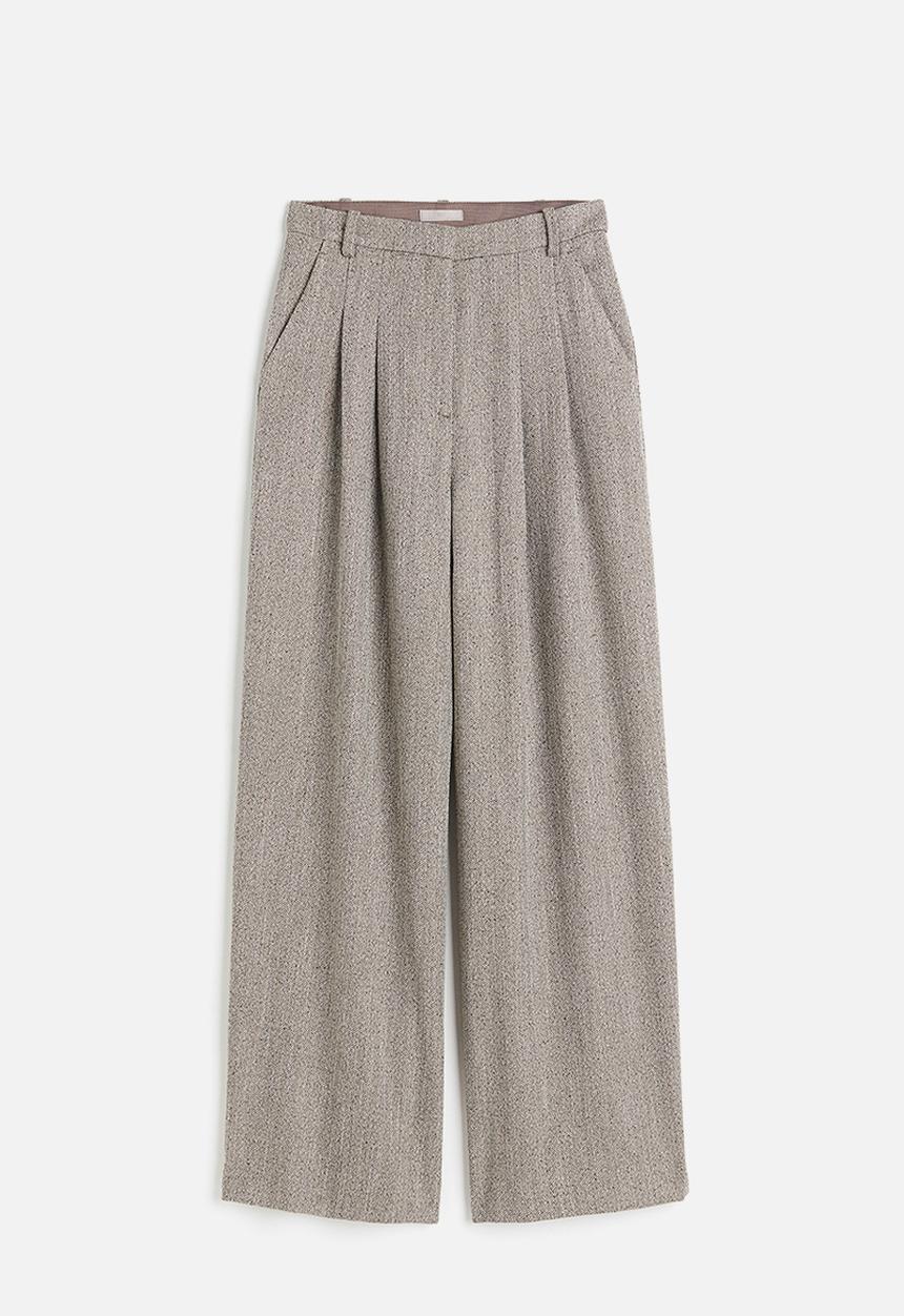 H&M - Wide trousers - Greige
