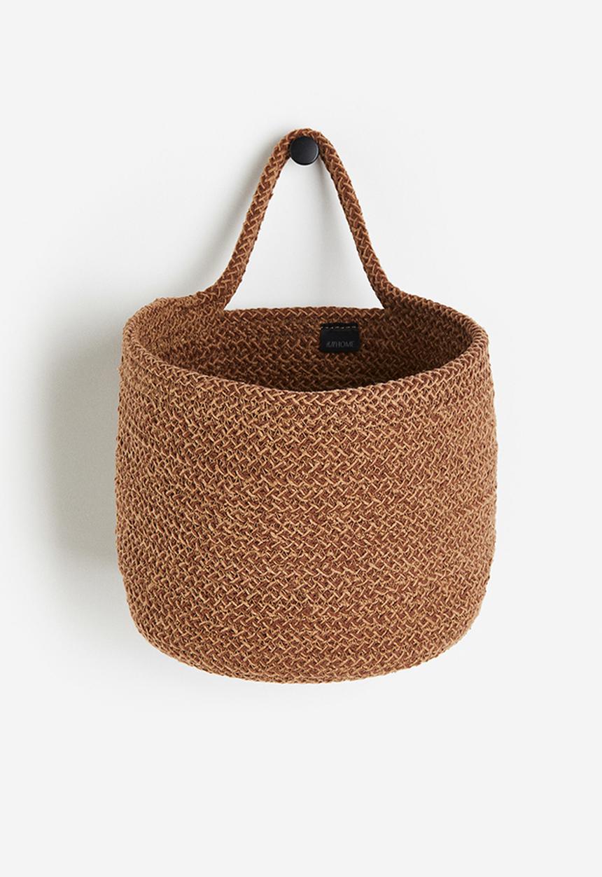 H&M - Cotton wall storage basket - brown