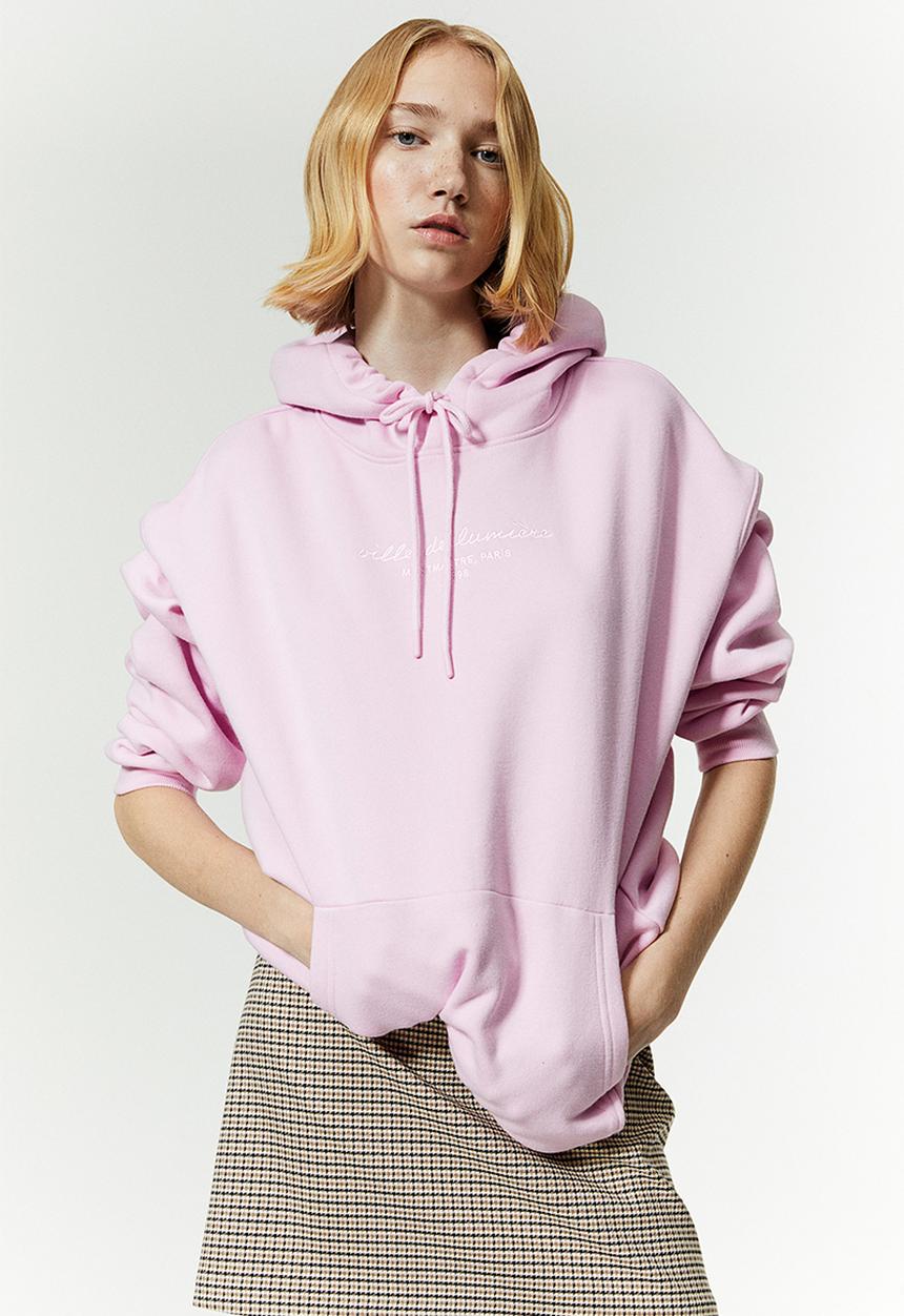 H&M - Hoodie - light pink