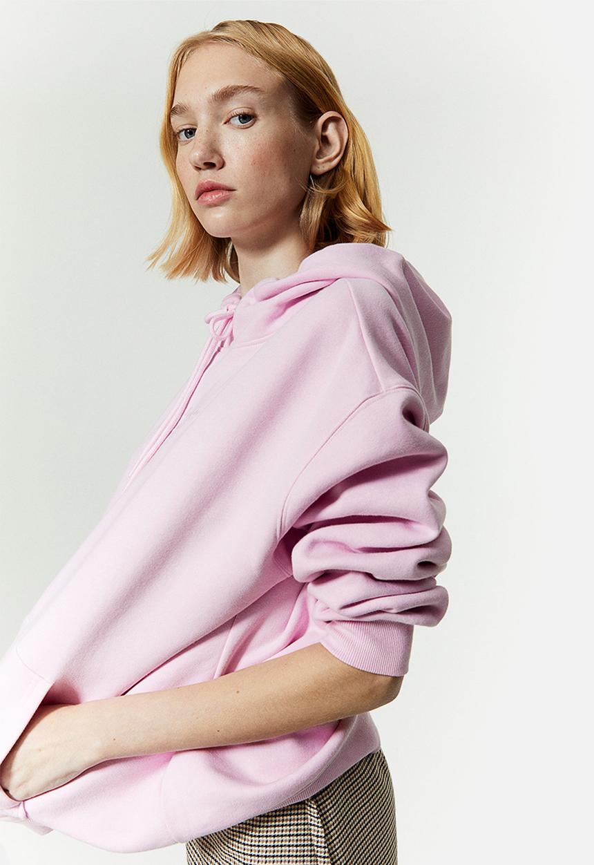 H&M - Hoodie - light pink