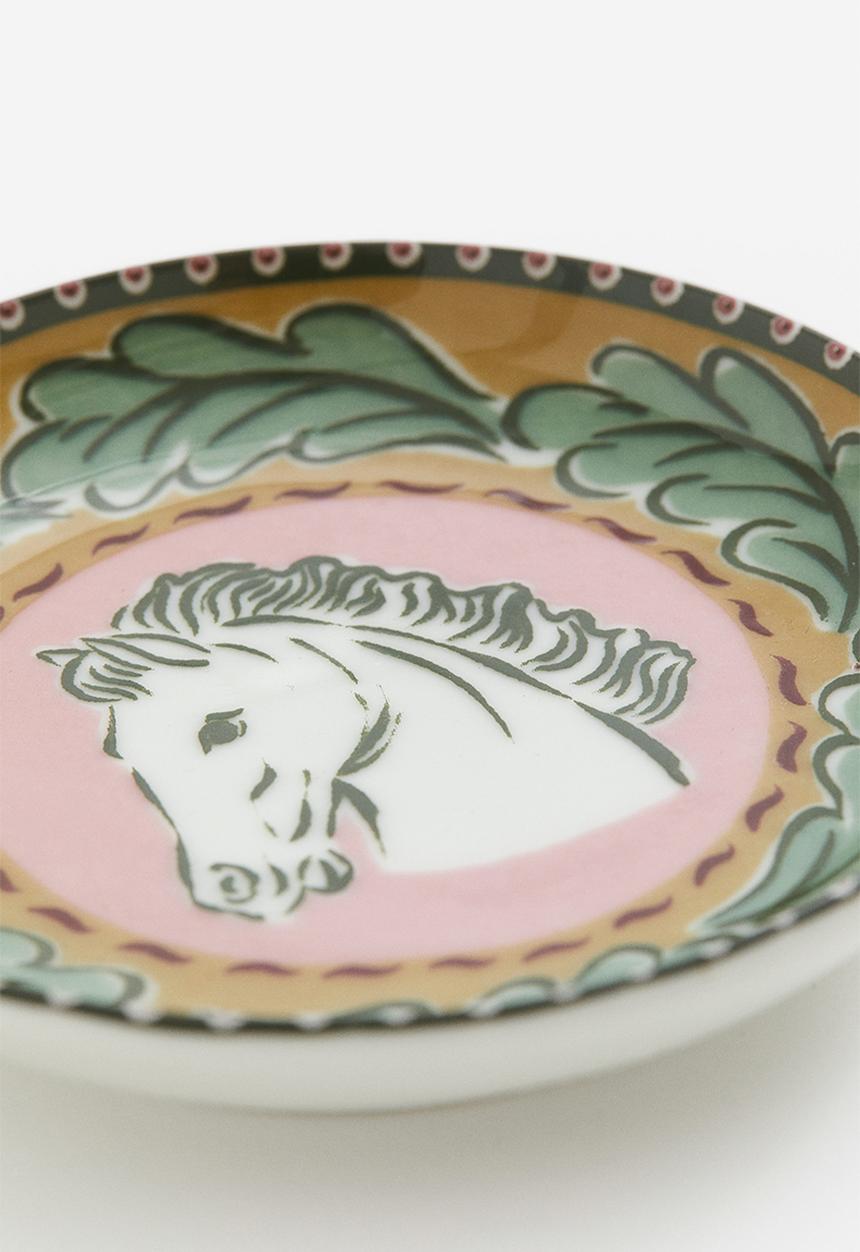 H&M - Small porcelain plate - multi 