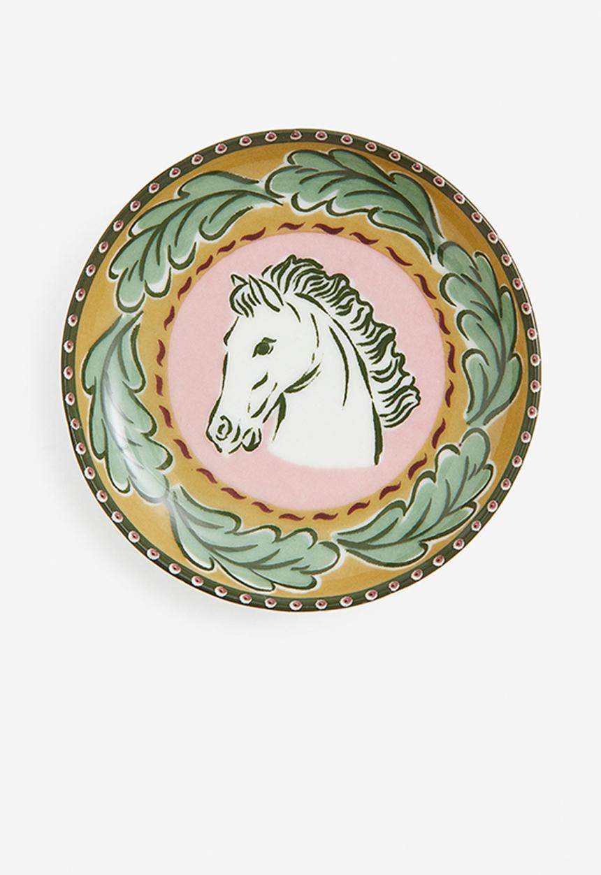 H&M - Small porcelain plate - multi 