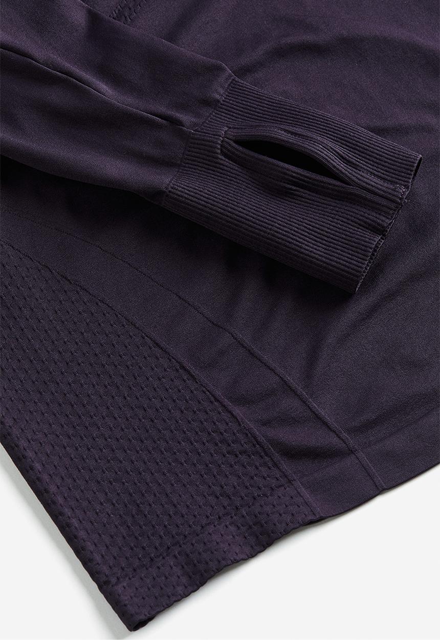 H&M - Drymove™ seamless sports top - dark plum