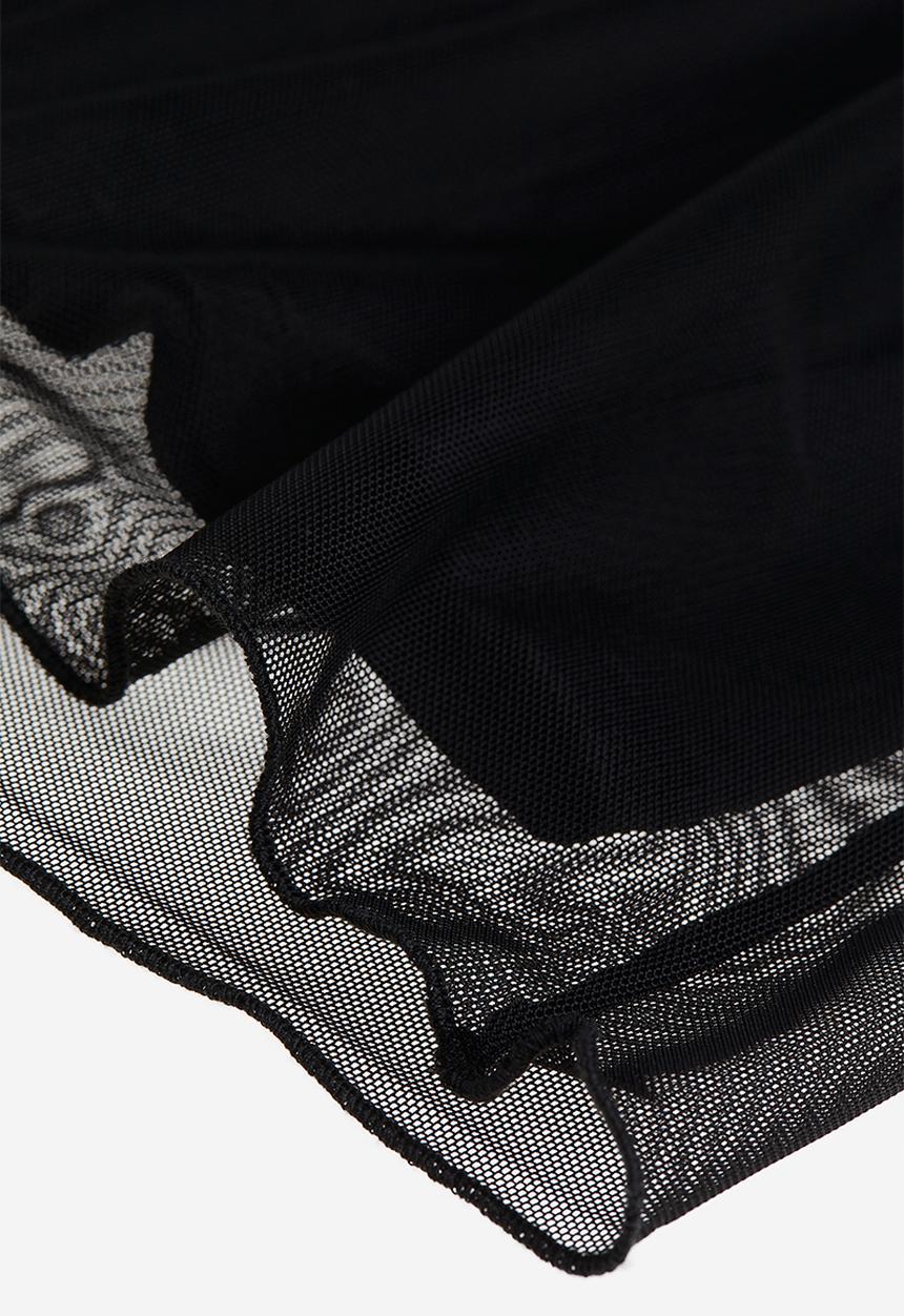 H&M - Mesh skirt - black