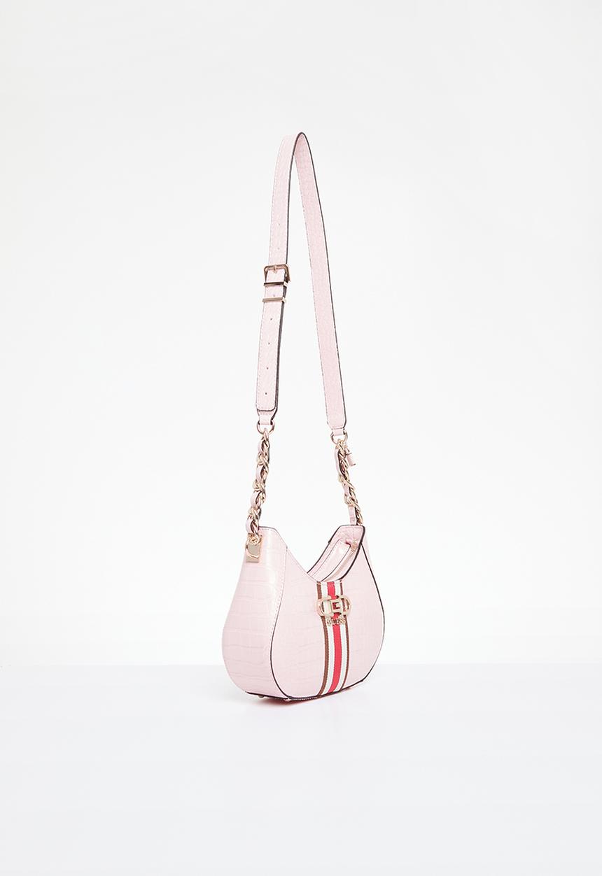 GUESS - Nelka top zip crossbody - pale pink