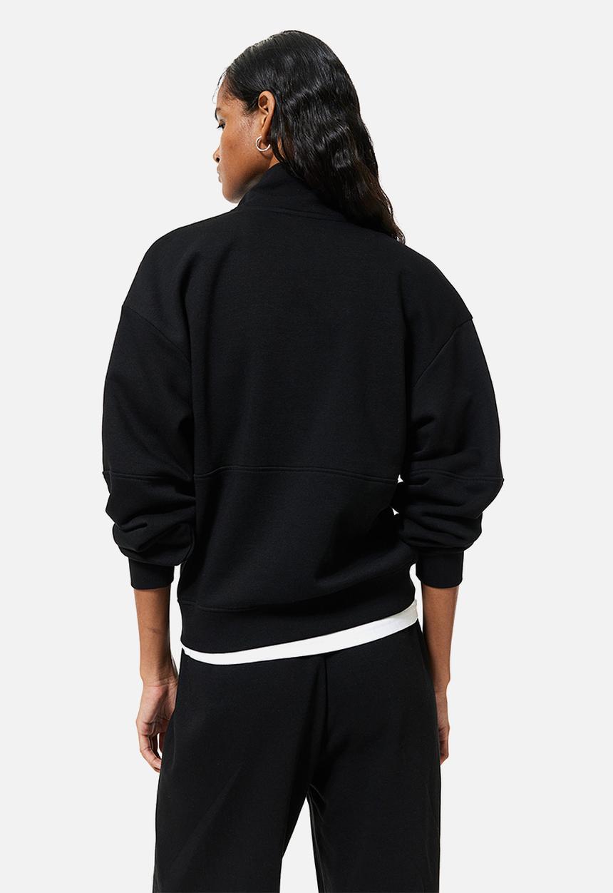 H&M - Zip-top sweatshirt - black