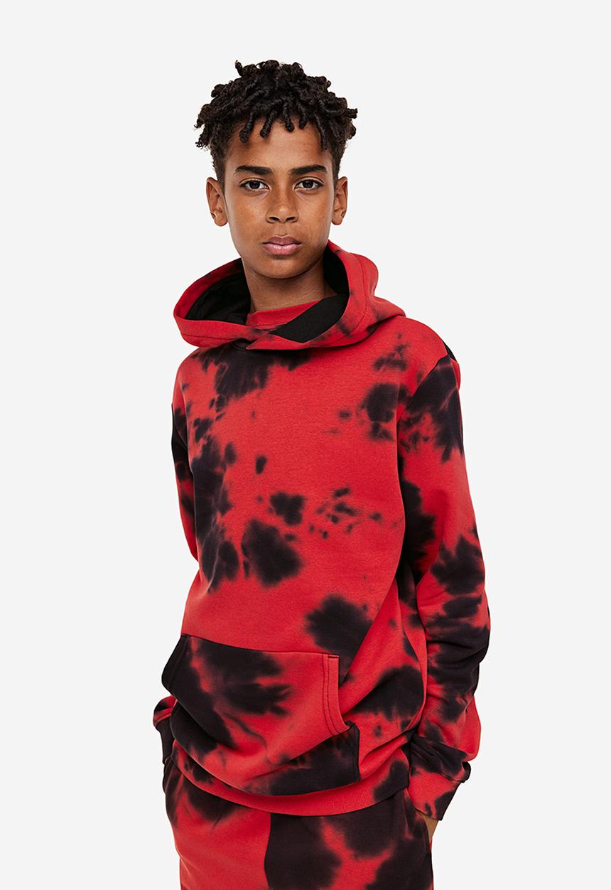 H&M - Printed hoodie - multi, red