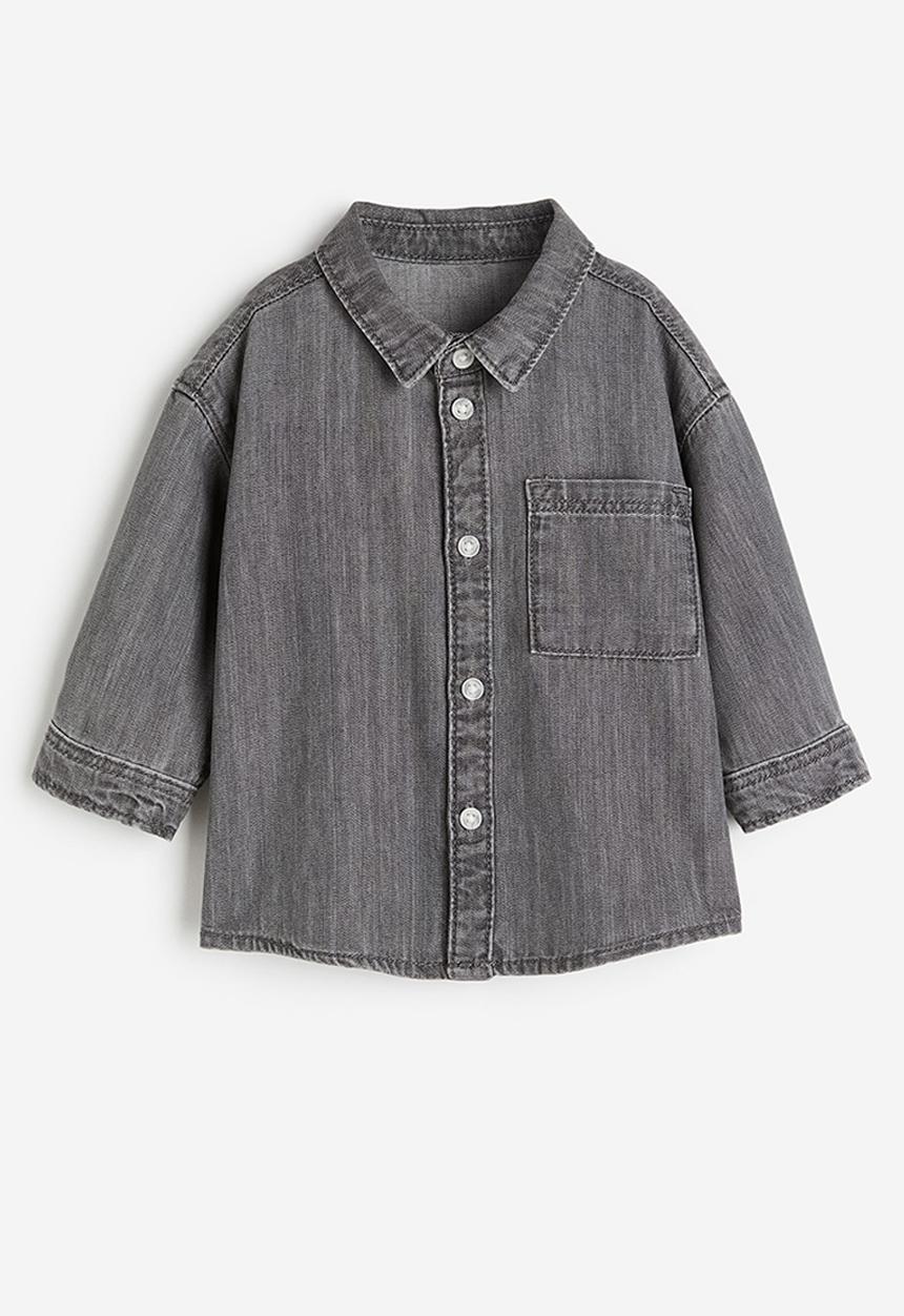 H&M - Denim shirt - grey