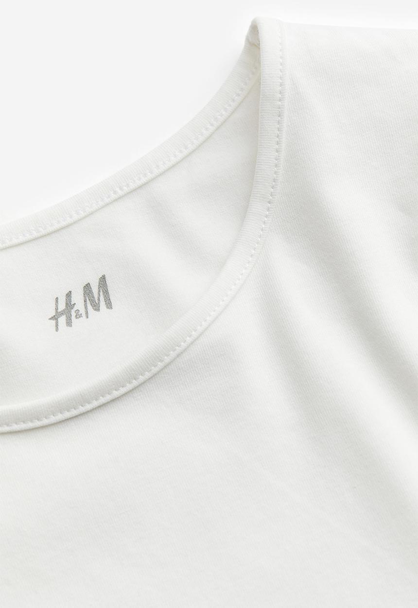 H&M - T-shirt - white