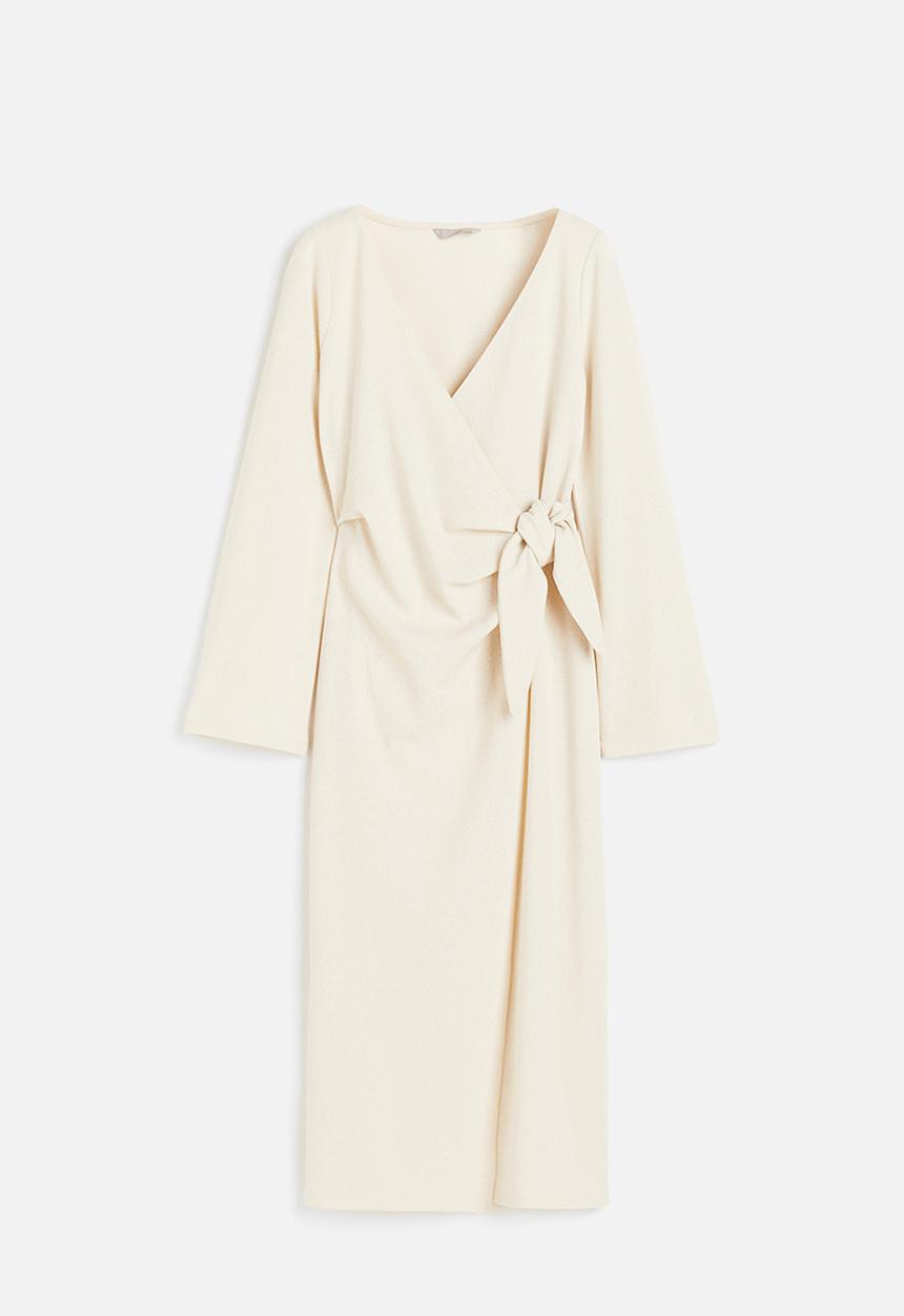 H&M - Jersey wrap dress - beige
