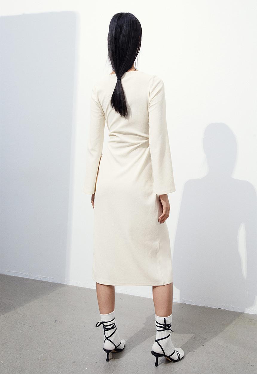 H&M - Jersey wrap dress - beige