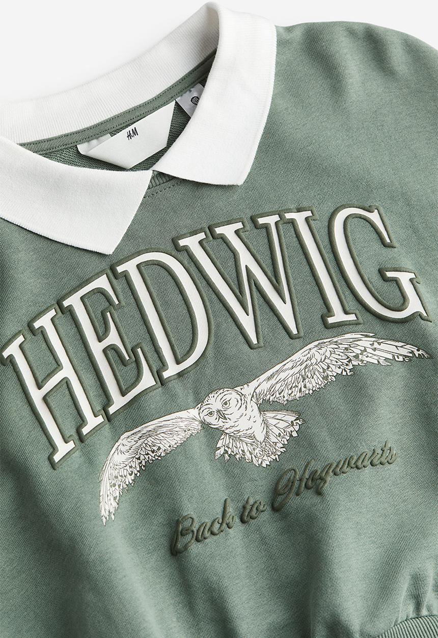 H&M - Oversized sweatshirt - green, multi