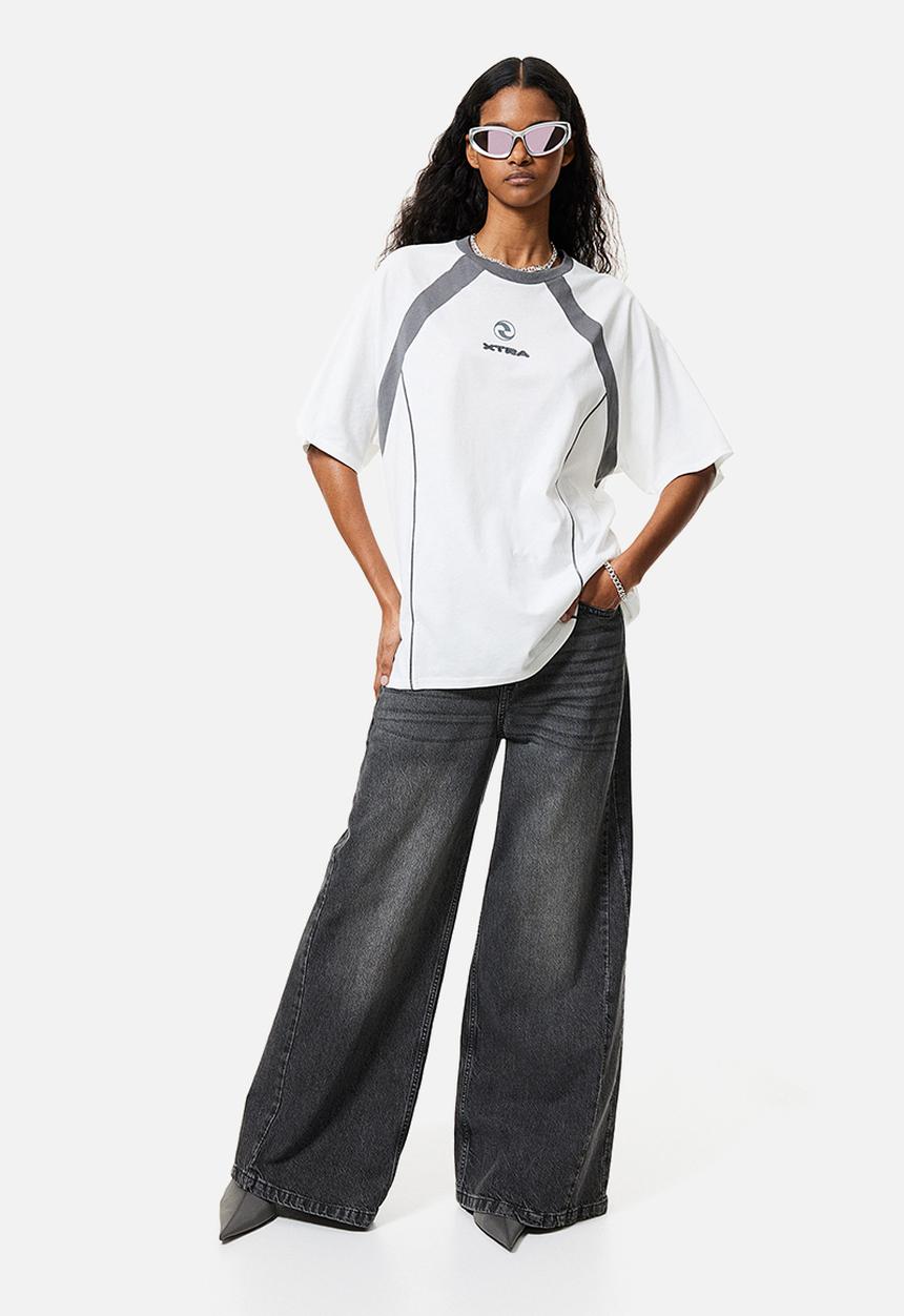 H&M - Oversized T-shirt - white xtra 