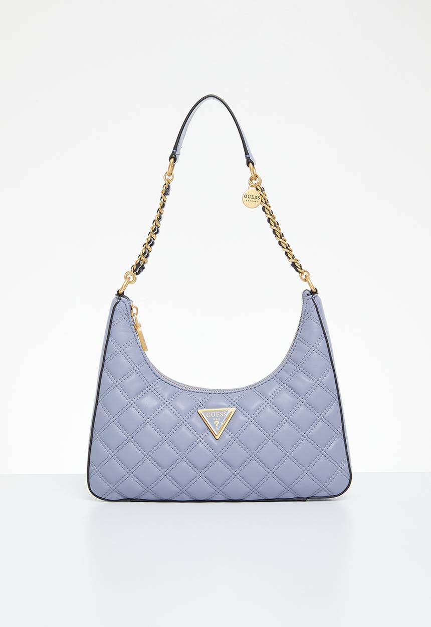 GUESS - Giully top zip shoulder bag - blue