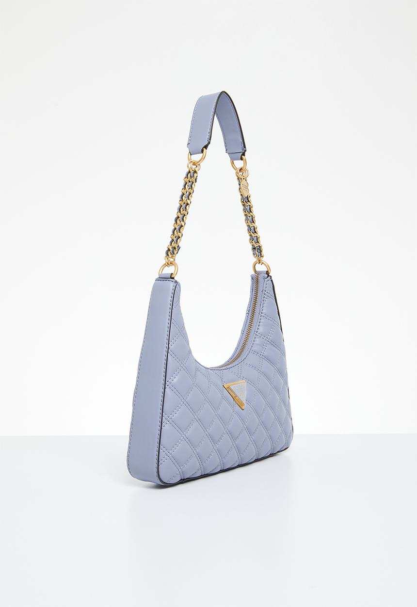 GUESS - Giully top zip shoulder bag - blue