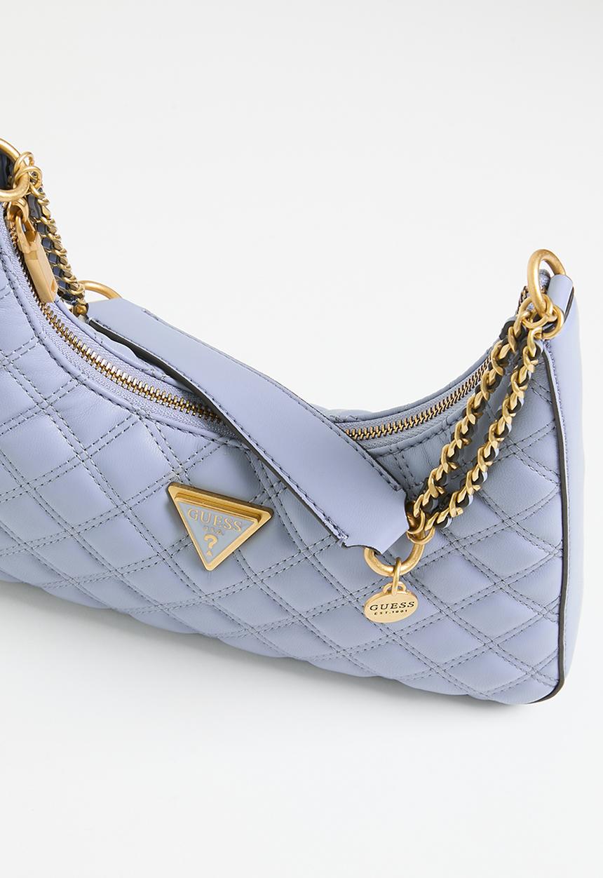 GUESS - Giully top zip shoulder bag - blue