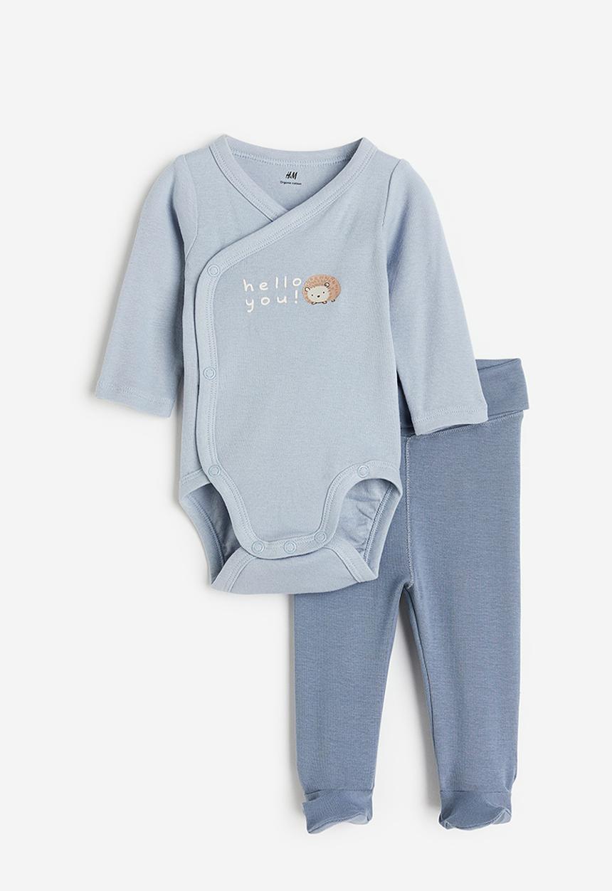 H&M - 2-Piece cotton set - blue