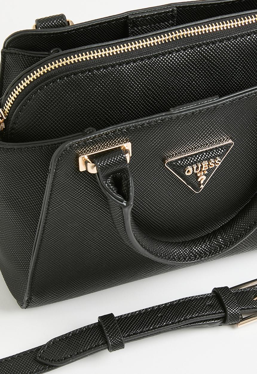 GUESS - Avis small satchel - black