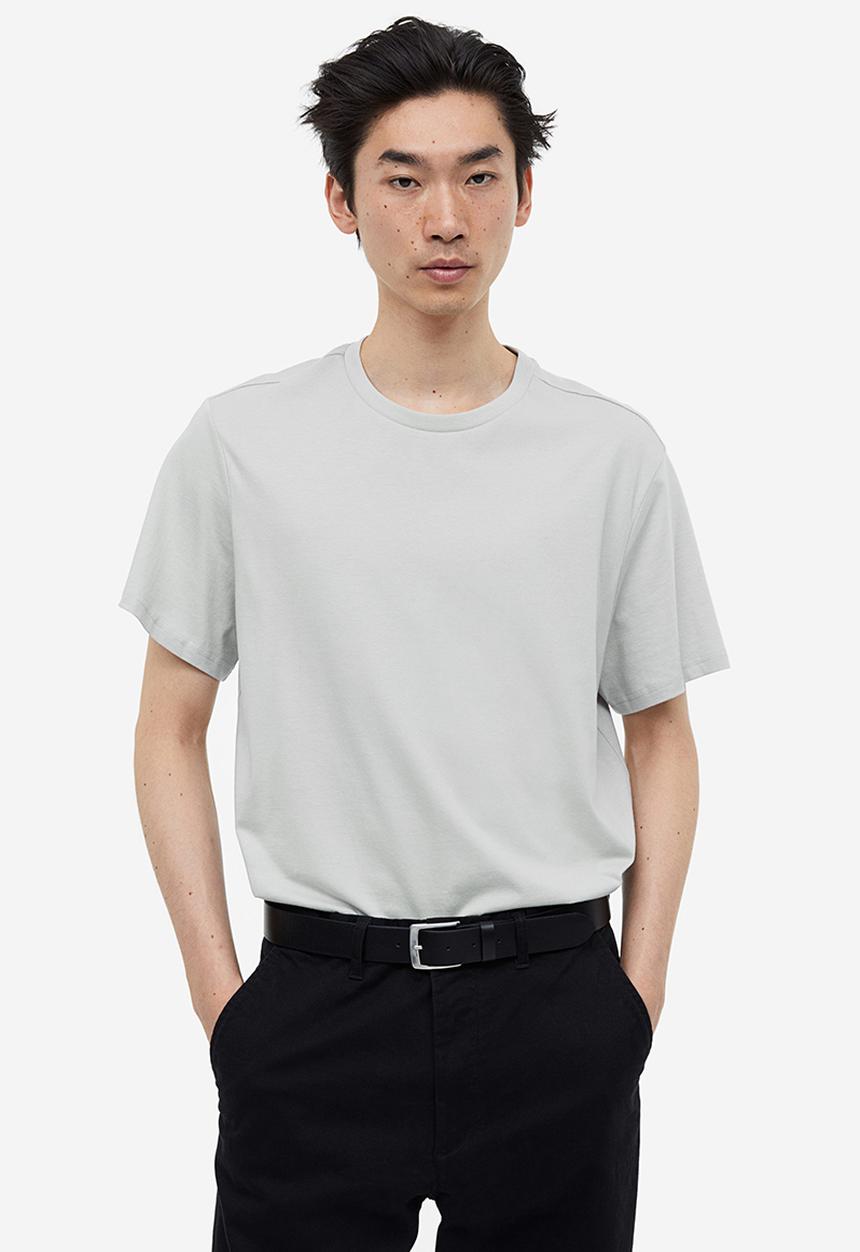 H&M - Regular fit t-shirt - grey