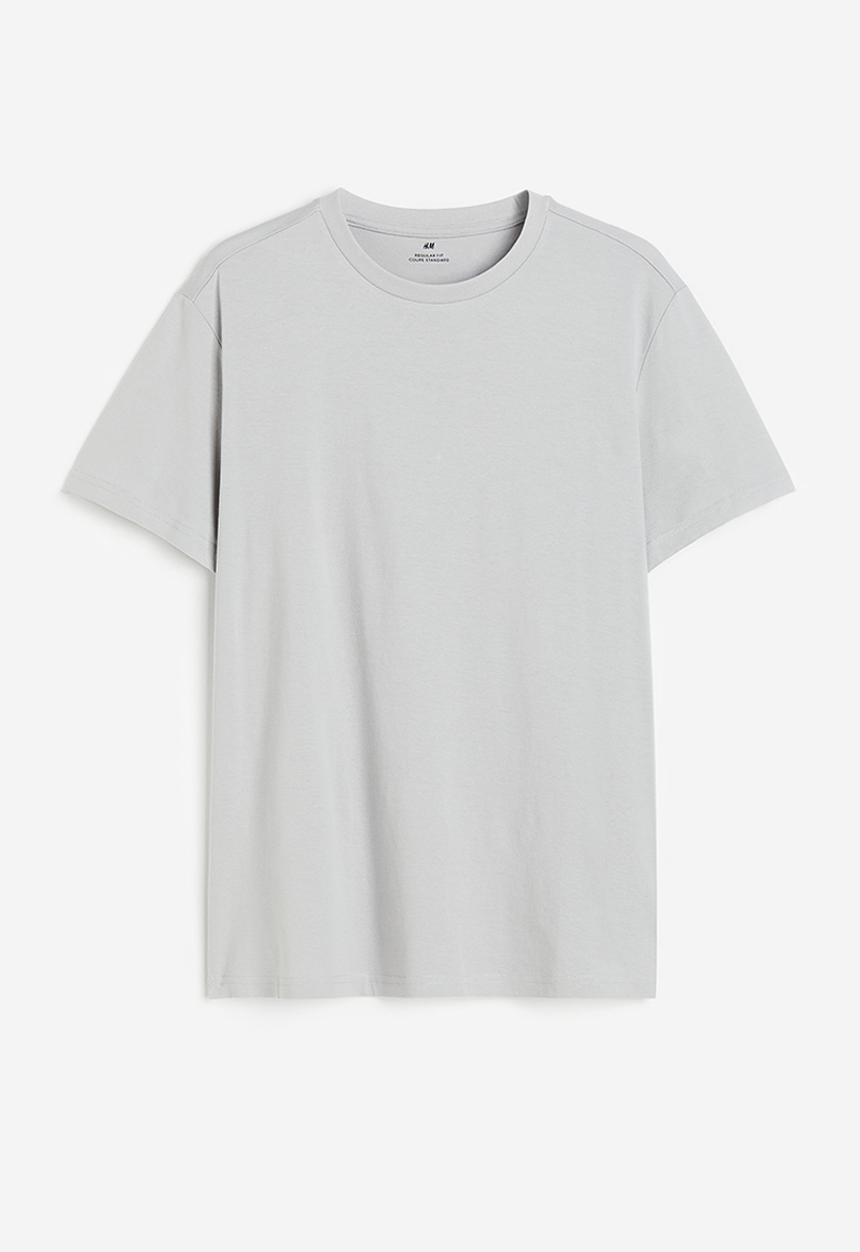 H&M - Regular fit t-shirt - grey