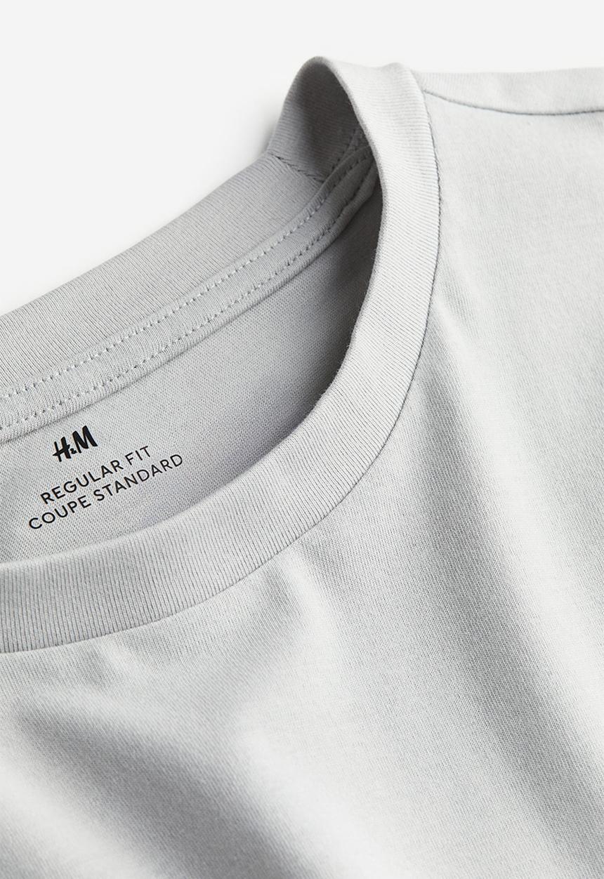 H&M - Regular fit t-shirt - grey