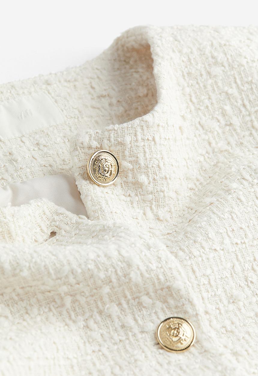 H&M - Bouclé jacket - white