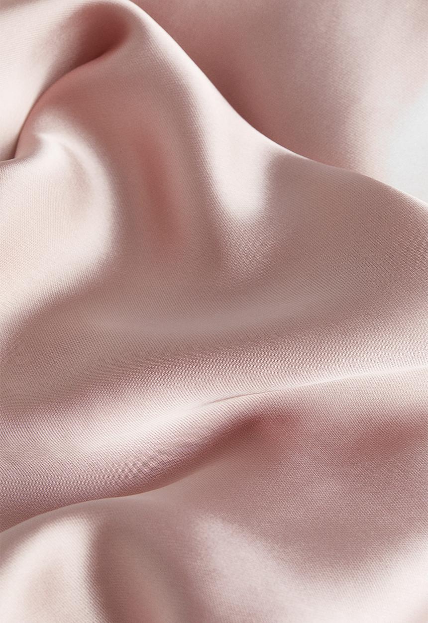 H&M - Satin skirt - pink