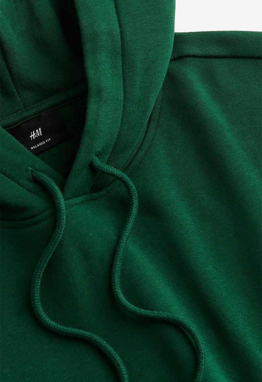 H&M - Loose fit hoodie - green