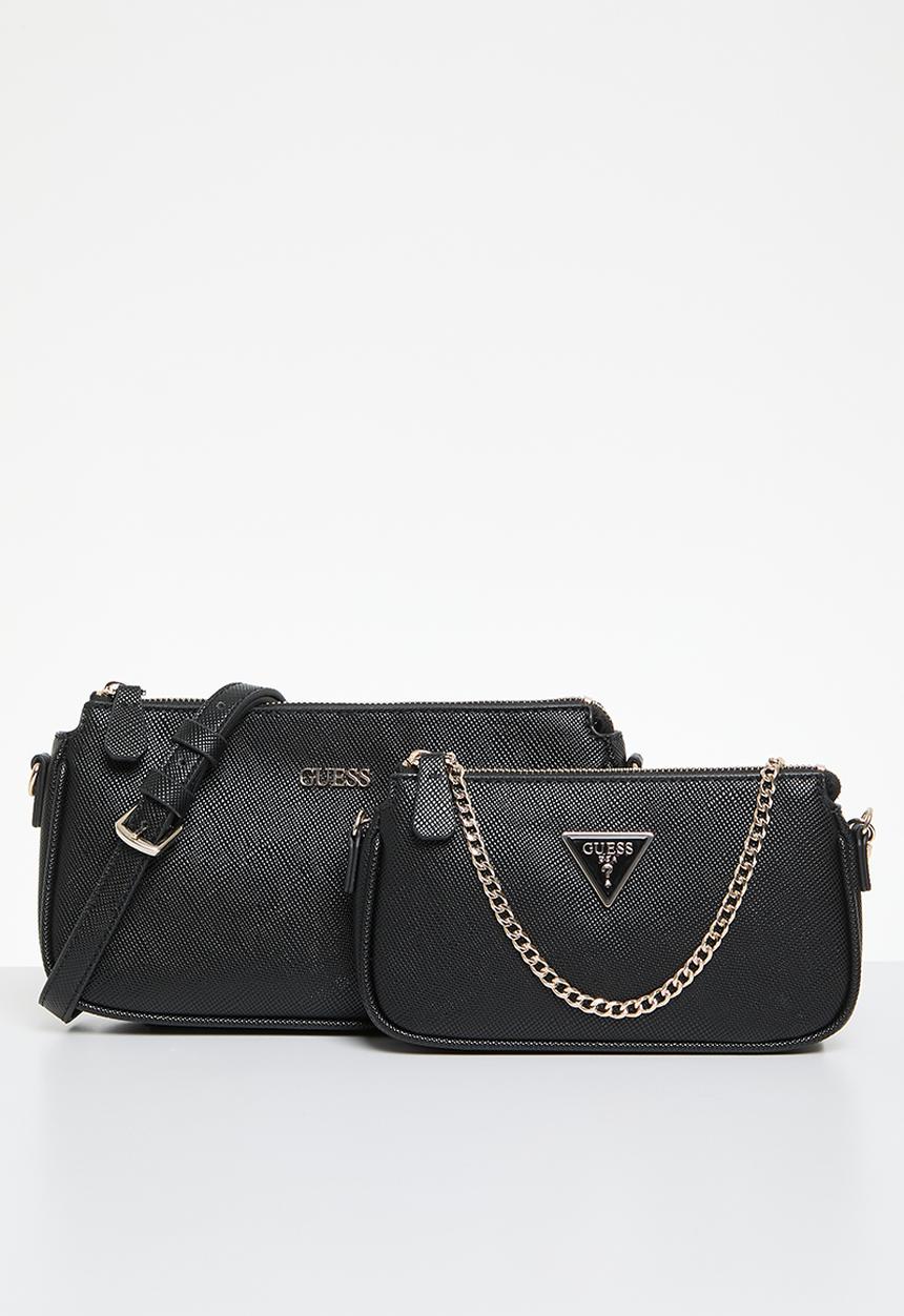 GUESS - Noelle dbl pouch crossbody - black