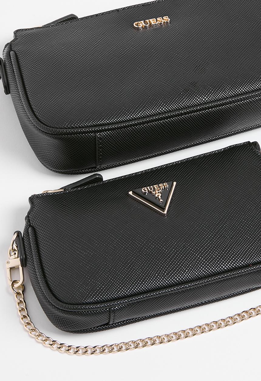 GUESS - Noelle dbl pouch crossbody - black