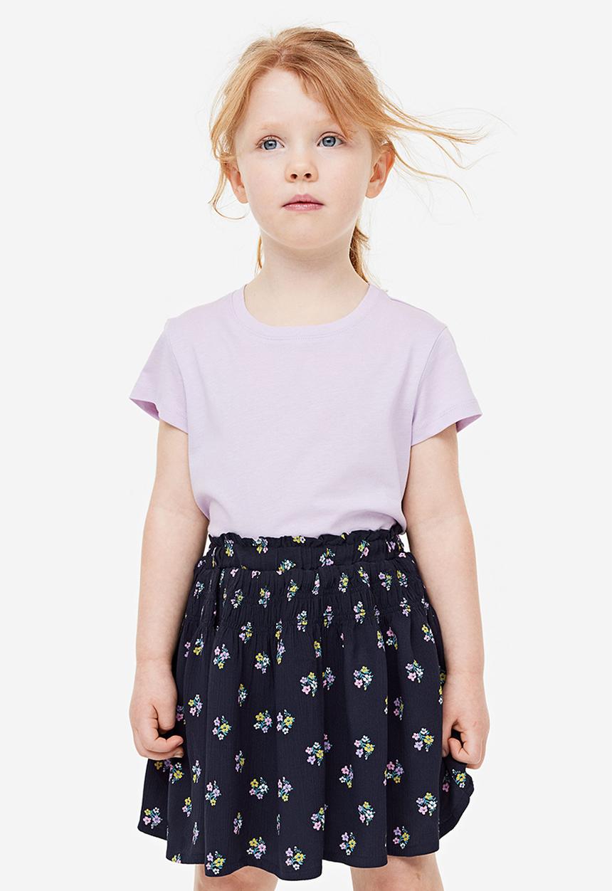 H&M - Floral skort - blue, multi