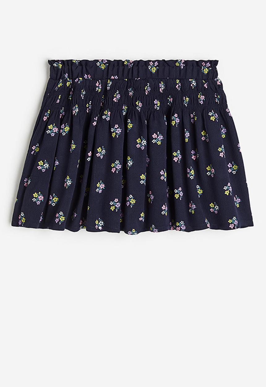 H&M - Floral skort - blue, multi