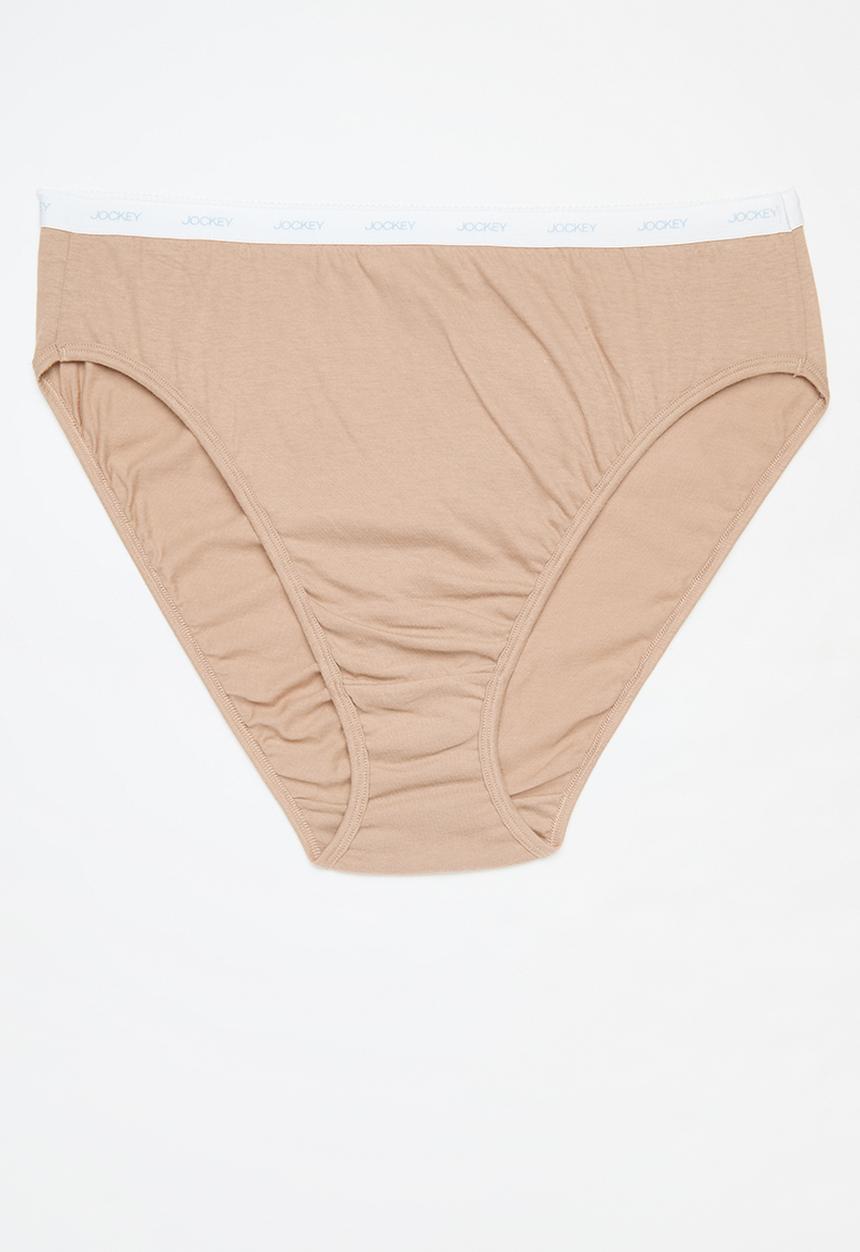 Jockey - Plus 3 pack plain french cut - multi