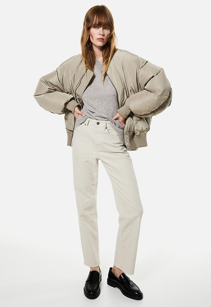 H&M - Corduroy trousers - beige