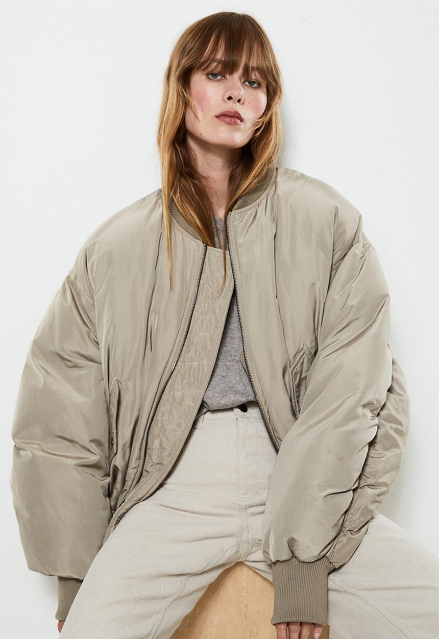 H&M - Corduroy trousers - beige