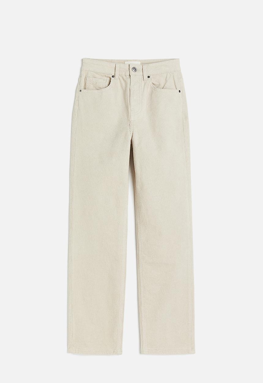 H&M - Corduroy trousers - beige