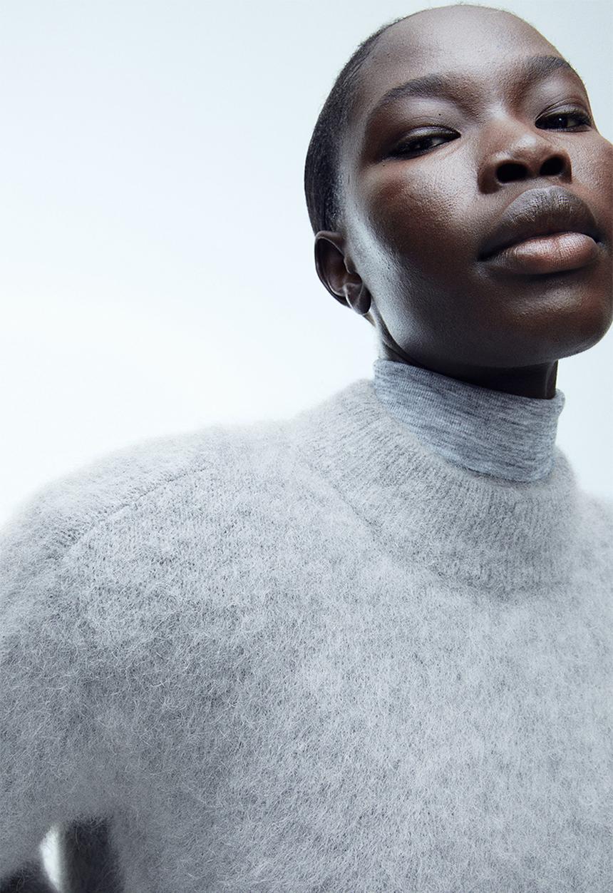 H&M - Mohair-blend jumper - grey